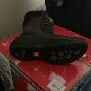 The North Face Shellista Roll Down Black Snow Boots Women's Size 10.5